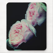 Dubbele roze roze roze roergloeier muismat (Voorkant)