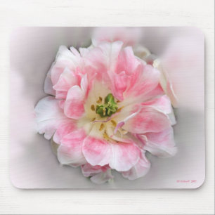 Dubbele roze schoonheid muismat