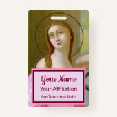 Dubbele Roze St. Agatha (M 003) Badge 4 (Voorkant)