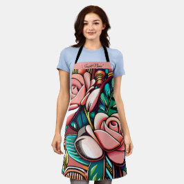 Dubbele Rozen: een spectaculaire Floral Arrangemen Schort