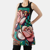 Dubbele Rozen: een spectaculaire Floral Arrangemen Schort (Insitu)