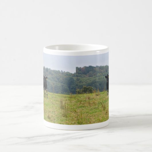 Dubbele Rundvee Problemen Koffie Mok (Center)