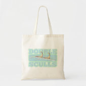 Dubbele sculls die grappige giraffen draaien tote bag (Voorkant)