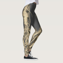 Dubbele Sepia Octopus op de Leggings van de late g