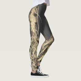 Dubbele Sepia Octopus op de Leggings van de late g