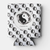 Dubbele serpents (zwart/wit) blikjeskoeler (Voorkant)