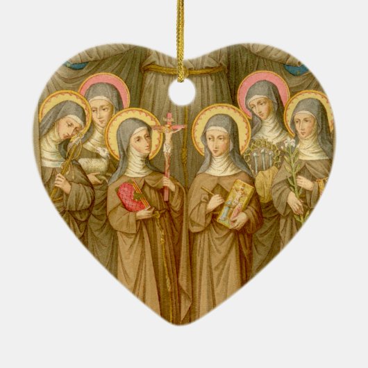 Dubbele SIx Slecht Karetten (SAU 027) Keramisch Ornament (Achterkant)