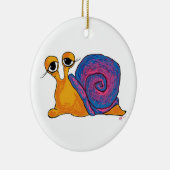 Dubbele slakkenronde-versiering keramisch ornament (Rechts)