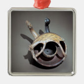 Dubbele slang metalen ornament (Voorkant)