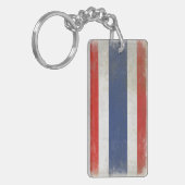 Dubbele Sleutelhanger met noodlijdende Thailand Fl (Voorkant Links)