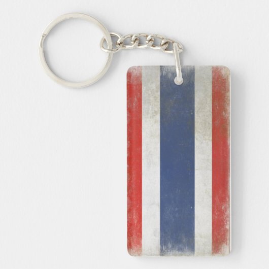 Dubbele Sleutelhanger met noodlijdende Thailand Fl (Voorkant)