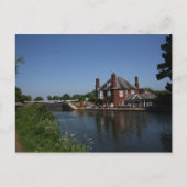 Dubbele sloten in, Exeter, Devon, VK Briefkaart (Voorkant)