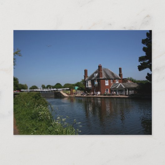 Dubbele sloten in, Exeter, Devon, VK Briefkaart (Voorkant)