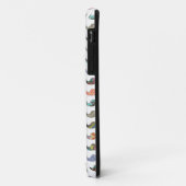 dubbele snor Case-Mate iPhone case (Achterkant/links)