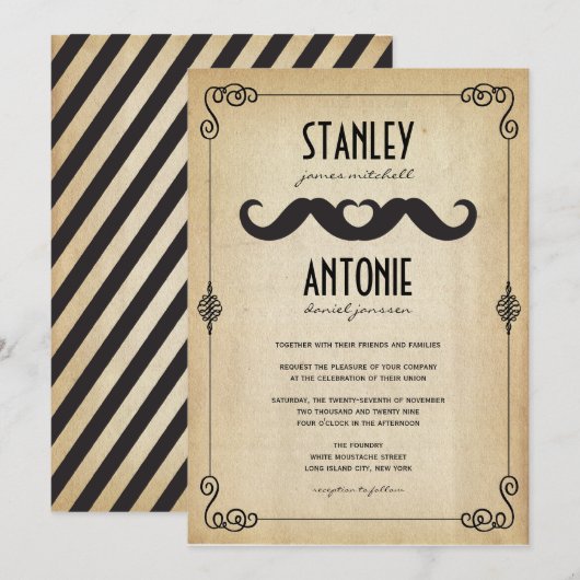 Dubbele snufjes houden van papier kaart (Voorkant / Achterkant)