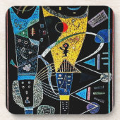 Dubbele spanning van Wassily Kandinsky Bier Onderzetter (Voorkant)