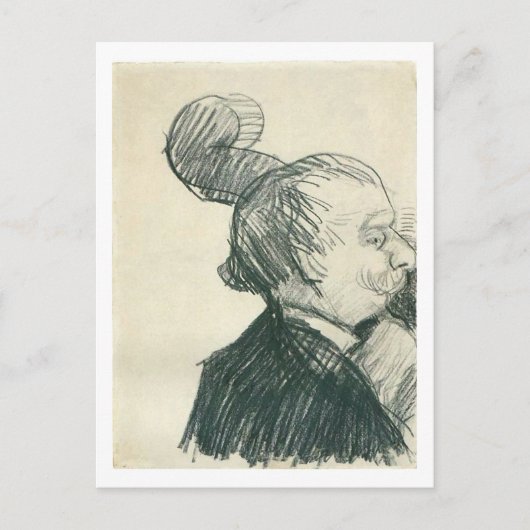 Dubbele speler (F1244cv) Van Gogh Fine Art Briefkaart (Voorkant)