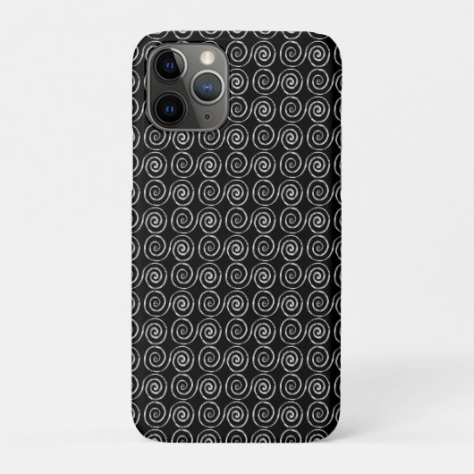 Dubbele Spiraal Keltisch Patroon Case-Mate iPhone Case (Achterkant)