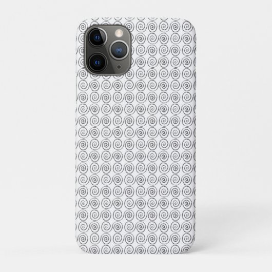 Dubbele Spiraal Keltisch Patroon Case-Mate iPhone Case (Achterkant)