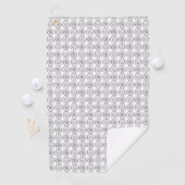 Dubbele Spiraal Keltisch Patroon Golfhanddoek (Insitu)