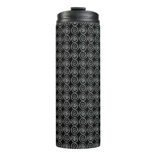 Dubbele Spiraal Keltisch Patroon Thermosbeker (Voorkant)