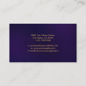 Dubbele spiraal symbool van evenwicht - rijk van k visitekaartje (Achterkant)