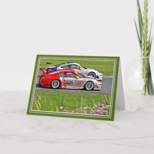 Dubbele startdag kaart (Voorkant)