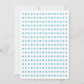 Dubbele storting van Baby shower met tweekleppige  Kaart (Achterkant)