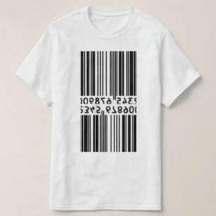 Dubbele streepjescode t-shirt