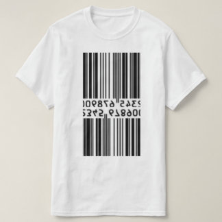 Dubbele streepjescode t-shirt
