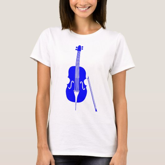 Dubbele tas - blauw t-shirt (Voorkant)