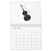 Dubbele tas en bloemkool Silhouette Kalender (Jan 2027)