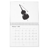 Dubbele tas en bloemkool Silhouette Kalender (Feb 2026)