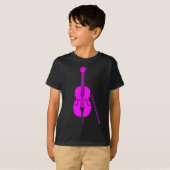 Dubbele tas - Magenta T-shirt (Voorkant volledig)