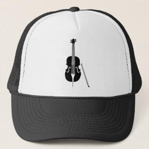 Dubbele tas - zwart trucker pet