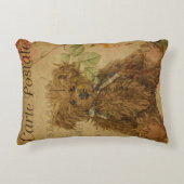 Dubbele  Teddy Bear Briefkaart Nursery Accent Kussen (Voorkant)