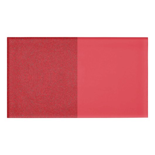 Dubbele textuur Tomaat Rood Naam Tag –  (Voorkant)