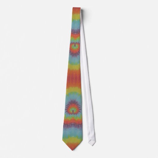 Dubbele Tie Dye Necktie Stropdas (Voorkant)