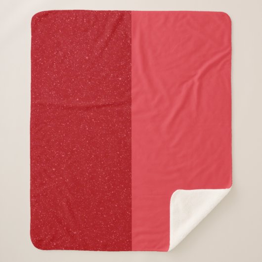 Dubbele Tomaat Rood Sherpa Deken – Aanpasbaar (Voorkant)