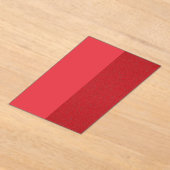 Dubbele Tone Tomaat Rood Acryl Uitnodiging (Custom (Laagn)