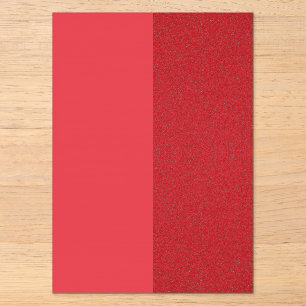 Dubbele Tone Tomaat Rood Acryl Uitnodiging (Custom