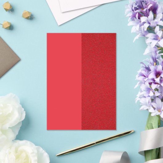 Dubbele Tone Tomaat Rood Acryl Uitnodiging (Custom (Insitu (Huwelijk))