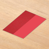 Dubbele Tone Tomaat Rood Acryl Uitnodiging (Custom (Laagn)