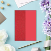Dubbele Tone Tomaat Rood Acryl Uitnodiging (Custom (Insitu (Huwelijk))