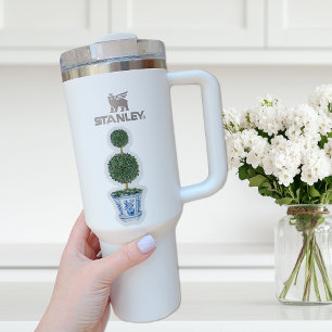 Dubbele Topiary Boom Chinoiserie Vinyl Sticker