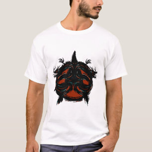 Dubbele tribaldraak anarchy symbool anarchie 504 t-shirt