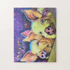 Dubbele Trouble Piglet Puzzle Legpuzzel