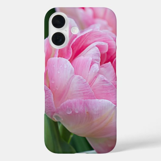 Dubbele Tulp schoonheidsventilator Case-Mate iPhone Case (Achterkant)