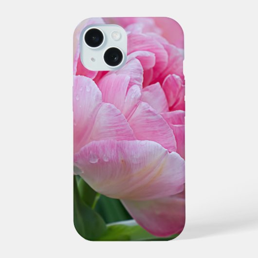 Dubbele Tulpen iPhone 15 Case (Achterkant)
