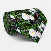 Dubbele Tulpen Psalm 46:10 Stropdas (Opgerold)